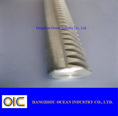China Weiße verzinkte CNC-Stahlzahnstange fournisseur