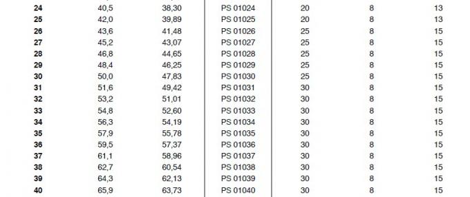 SATI-Standard eine Art Kettenrad und Platte drehen sich, Art 25A, 35A, 40A, 50A, 60A, 80A, 100A, 120A, 140A, 160A