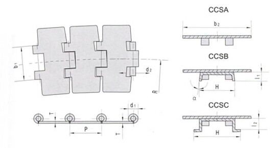 Edelstahl lassen gerade flache Kette, schreiben LF820-K450 LF820-K500 LF820-K600 laufen