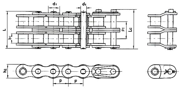 Einachsschlepper-Ketten, Art 08B-2, 12A-2, 12AH-2