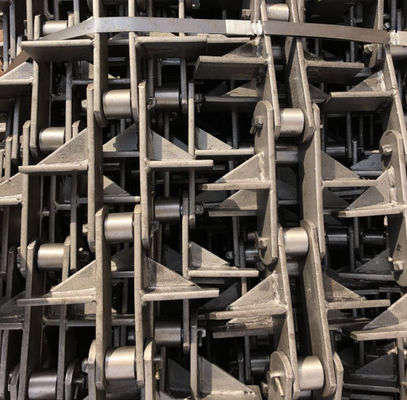 China Silbernes Förderband-Ersatzteil geeignet für industrielle Fördersysteme, die einen konstanten Teileaustausch erfordern fournisseur