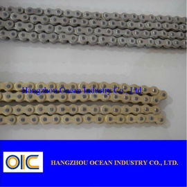 China Sport Silber Stahl Motorradkette mit 120 Verbindungen und 10,16 mm Rollendurchmesser fournisseur