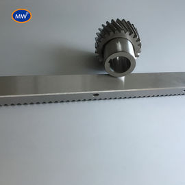 China Natur Schwarz Oxid Farbe Gerade Zähne 1,0 Meter 1000 mm Stange für Schiebetor Motor fournisseur