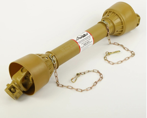 10mm Keyway Stahl PTO Antriebswellen Drehmomentwelle mit 60mm Durchmesser Splinter Ende zum Schutz der Sicherheit fournisseur