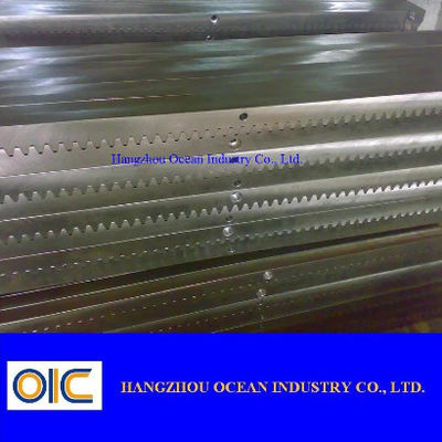 Steel Sliding Gate Gear Rack Silver Module M4 Corrosion Resistant Finish Providing Long Term Reliability and Performance fournisseur